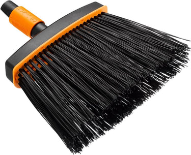 Fiskars quikfit bezemkop - tuinbezem met zachte haren - 260 mm breed