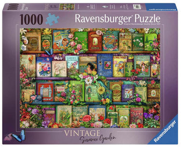 Ravensburger puzzel vintage tuinboeken - legpuzzel - 1000 stukjes