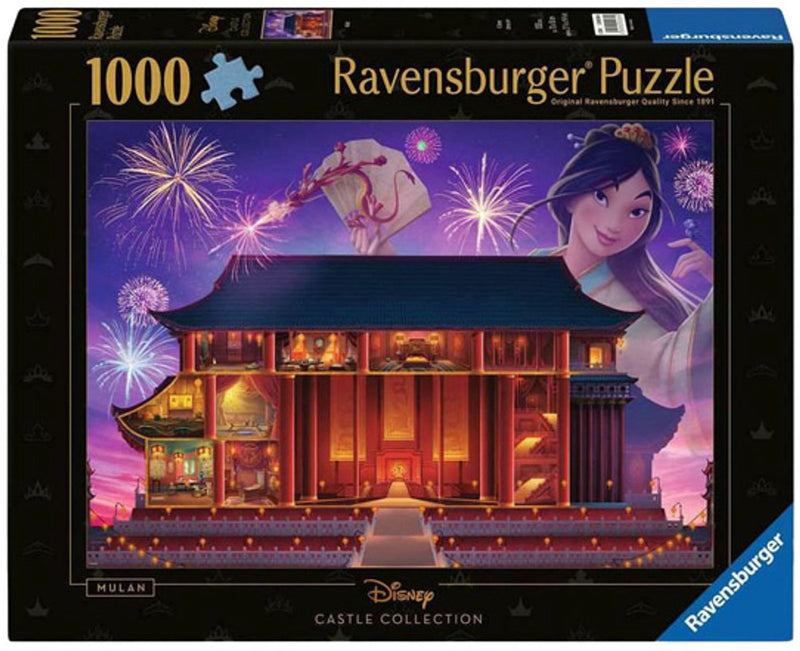 Load image into Gallery viewer, Ravensburger puzzel disney castles mulan - 1000 stukjes legpuzzel.
