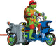 Playmates teenage mutant ninja turtles battle cycle scooter met raphael