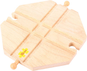 Bigjigs rail houten trein wissel bjt105 - geschikt voor houten treinbanen