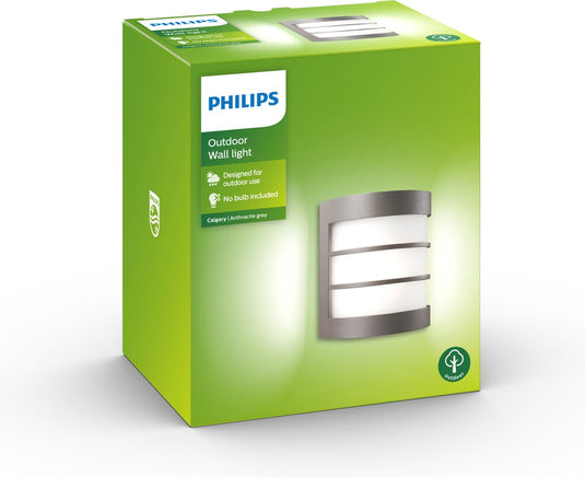 Philips led philips calgary buitenwandlamp - antraciet
