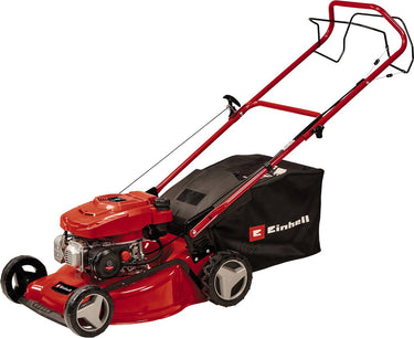 Einhell benzine grasmaaier gc-pm 46 5 s - 132 cm³ - 2 kw - 4-takt - maaibreedte: 46 cm - aanbevolen gazonoppervlakte: tot 1400 m² - 65 l opvangbak - maaihoogte: 25-80 mm