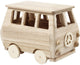 Creativ company houten mini bus, 17x10x13cm