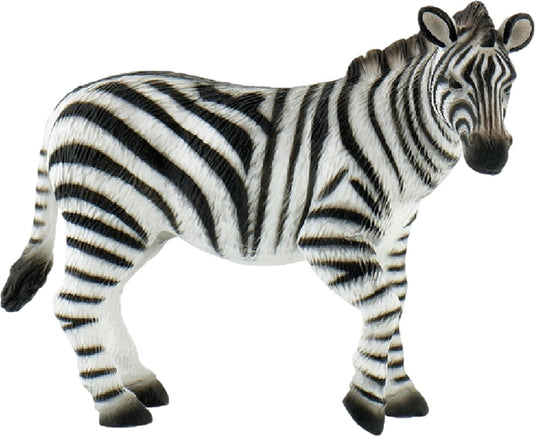 Bullyland 63675 – speelfiguur en verzamelfiguur zebra – ca. 9 cm – levensecht en detailrijk vormgegeven – ideaal als educatief speelfiguur, taartdecoratie of klein cadeautje voor kinderen vanaf 3 jaar.