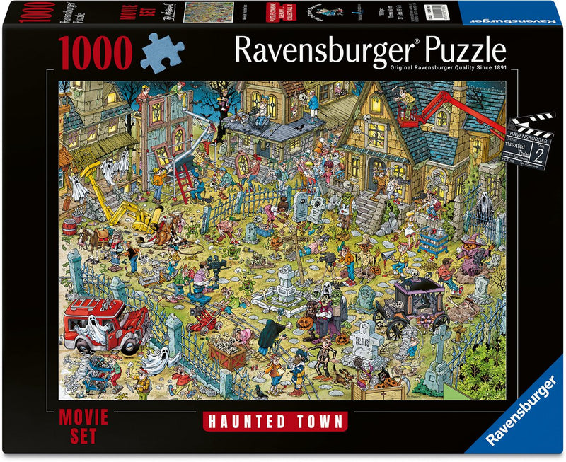Load image into Gallery viewer, Ravensburger – movie set 2: haunted house – legpuzzel – 1000 stukjes
