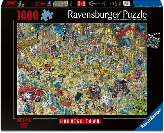 Ravensburger – movie set 2: haunted house – legpuzzel – 1000 stukjes