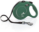 Flexi rollijn classic tape olijfgroen s - lijn - groen - green - tot 15kg