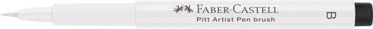 Faber-castell tekenstift - pitt artist pen - brush - wit - fc-167401