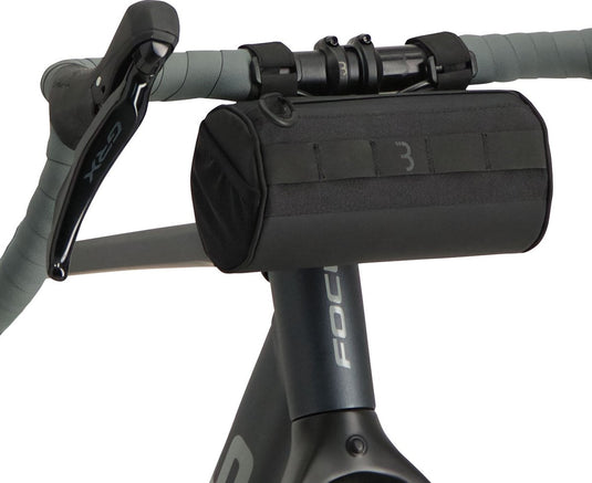 Bbb cycling stuurtas racefiets gravelbike 1.5 liter - waterdichte rits - stuurtas fiets afneembaar - bikepacking tassen – barrelpack bsb-151m