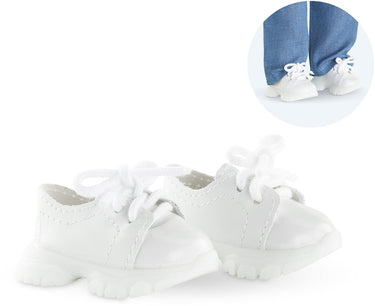 Corolle sneakers poppen wit 36cm - poppenaccessoire schoenen.