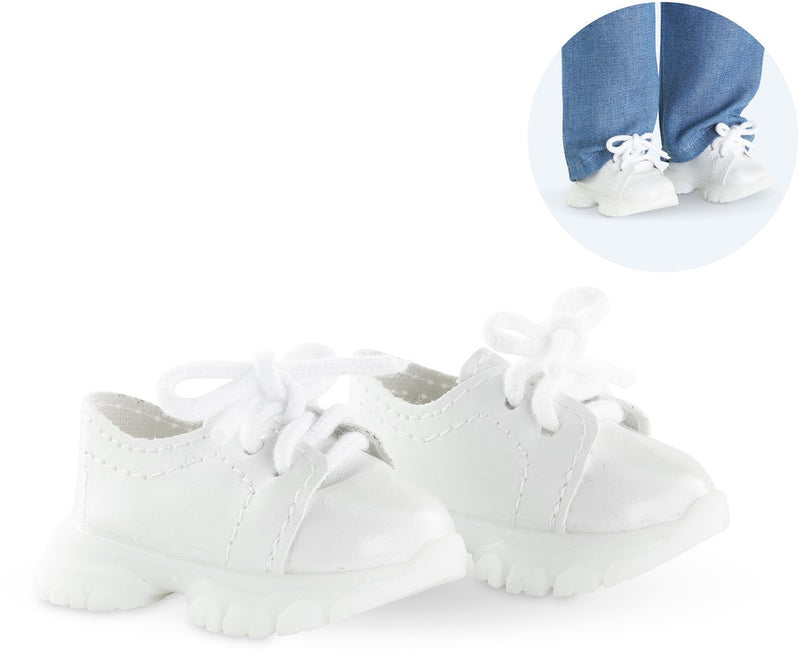 Load image into Gallery viewer, Corolle sneakers poppen wit 36cm - poppenaccessoire schoenen.
