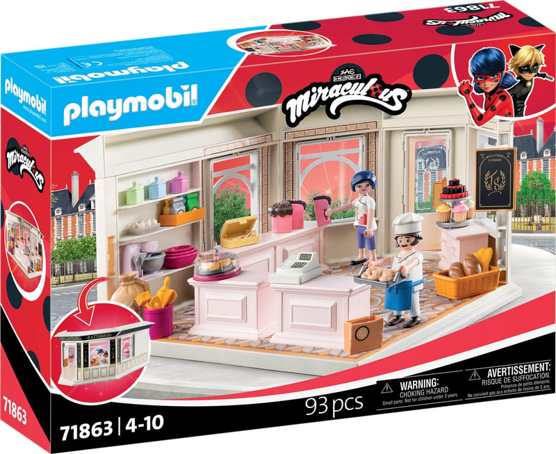Load image into Gallery viewer, Playmobil miraculous franse bakkerij -71863
