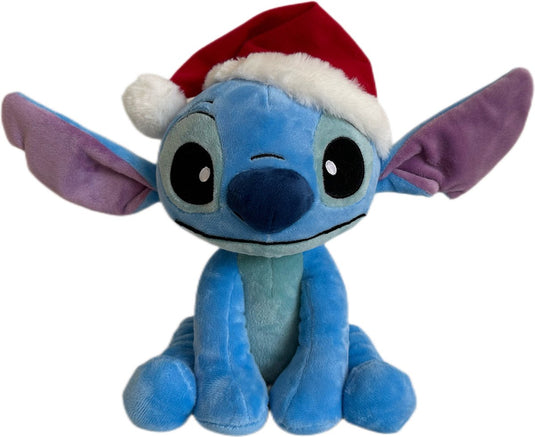 Simba toys plush - disney simba toys plush disney stitch santa hat - pluche knuffel - 25cm - vanaf 0m