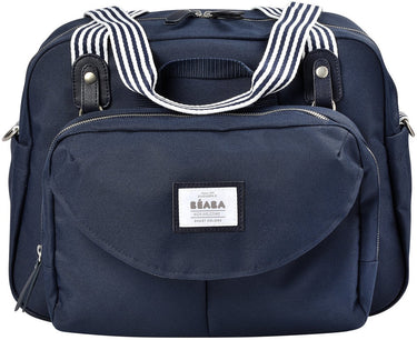 Béaba genève - luiertas - verzorgingstas - modulaire stijl - grote inhoud - inclusief isotherm lunchzakje aankleedkussen - blauw