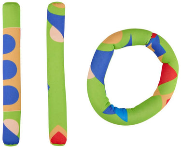 Eddy toys duikspeelgoed set van 3 - zwembad speelgoed met 2 duikstaven en 1 duikring