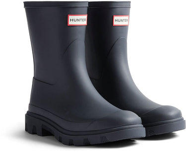 Hunter downpour short boot unisex regenlaarzen - donkerblauw