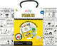 Ooly - x peanuts - snoopy kleur- en stickerset - 8 uitwasbare stiften kleurpotloden