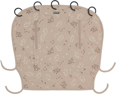 Dooky universal cover zonnescherm kinderwagen - uv bescherming voor je kind - zonnedoek buggy - romantic leaves beige
