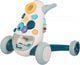 Bo jungle - looptrainer peuter - loopwagen baby - babywalker - licht en muziek - met ballen - met rem - met opbergvak - walking aid jumpy blauw