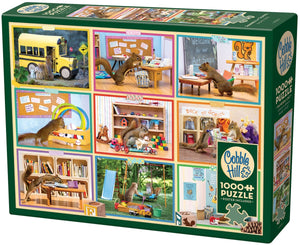 Cobble hill puzzel 1000 stukjes - eekhoorns op school