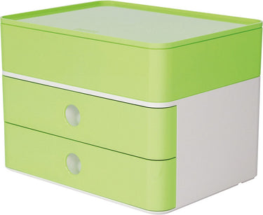 Han smart-box plus - allison - 2 lades + box - wit limoen groen - ha-1100-80