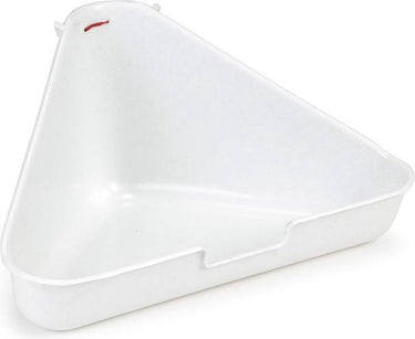 Beeztees konijnentoilet pip - knaagdier - plastic - wit - 35x20x17 cm