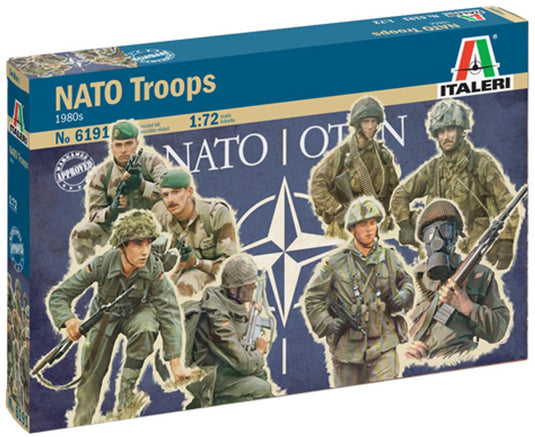 Italeri modelbouwpakket diorama - 6191 nato troops 1980s plastic - 1:72 - modelbouw