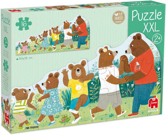 Goula jumbo puzzel xxl beren familie - 16st.