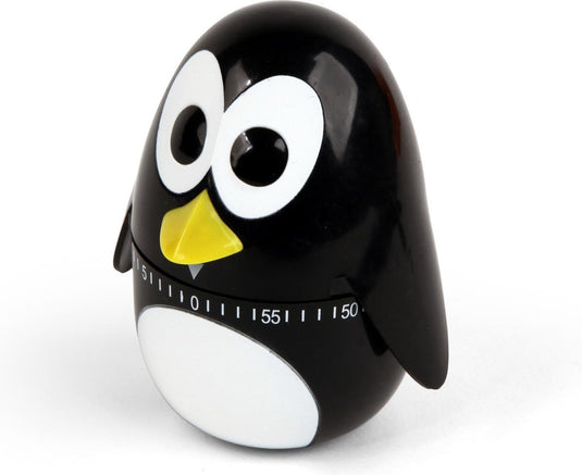 Kikkerland kookwekker - in een vorm van een penguin - 60 minuten timer - keuken accessoires