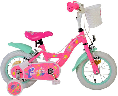 Volare barbie kinderfiets - meisjes - 12 inch - roze - twee handremmen