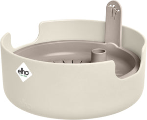 Elho magic microgreens 17 - kweekbak voor kiemgroenten - 100% gerecycled plastic - ø 16.8 x h 7.1 cm - linen white