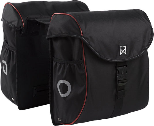 Willex - bagagetas 300 serie - 38 liter - zwart rood - lichtgewicht