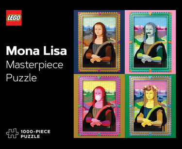 Euromic lego - lego masterpiece puzzle: mona lisa 1000-piece puzzle