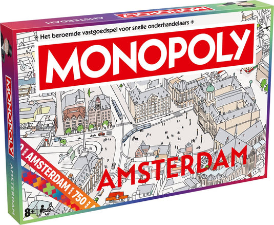 Identity games monopoly amsterdam 750 jaar- gelimiteerde editie - nl