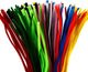 Creativ company chenille draad, dikte 6 mm, l: 45 cm, 200 stuks, diverse kleuren