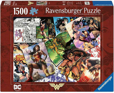 Ravensburger legpuzzel wonder woman 1500 stukjes puzzel volwassenen.