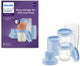 Philips avent bewaarbekers voor babyvoeding - 180 ml - 5 stuks - scf619 05