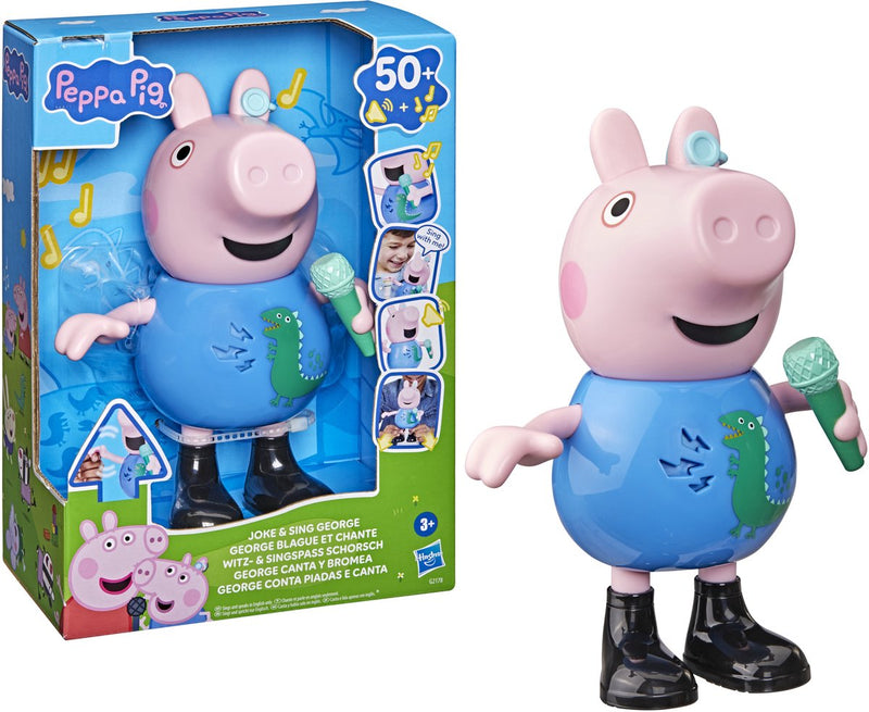Load image into Gallery viewer, Hasbro peppa pig grappende en zingende george.
