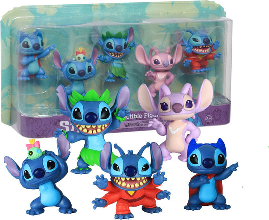 Spectron disney stitch - set van 5 speelfiguren