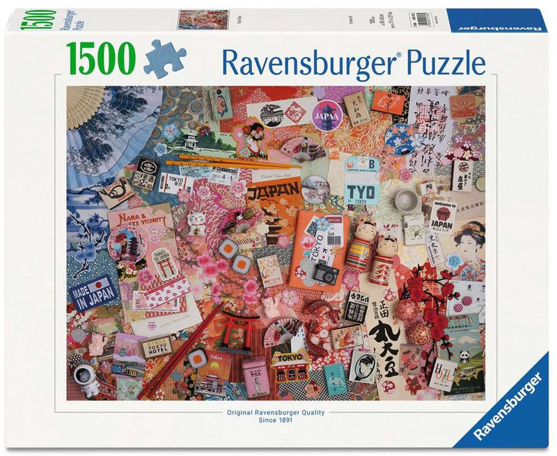 Load image into Gallery viewer, Ravensburger – reis naar tokio – legpuzzel – 1500 stukjes
