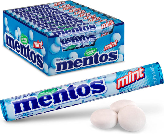 Mentos mint - snoep - vegan - 1x40rollen