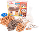 Teifoc ® bouwdoos – vakwerkhuis – 200 onderdelen – echte mini bakstenen met cement, kom en troffel – bouwpakket voor kinderen vanaf 6 jaar