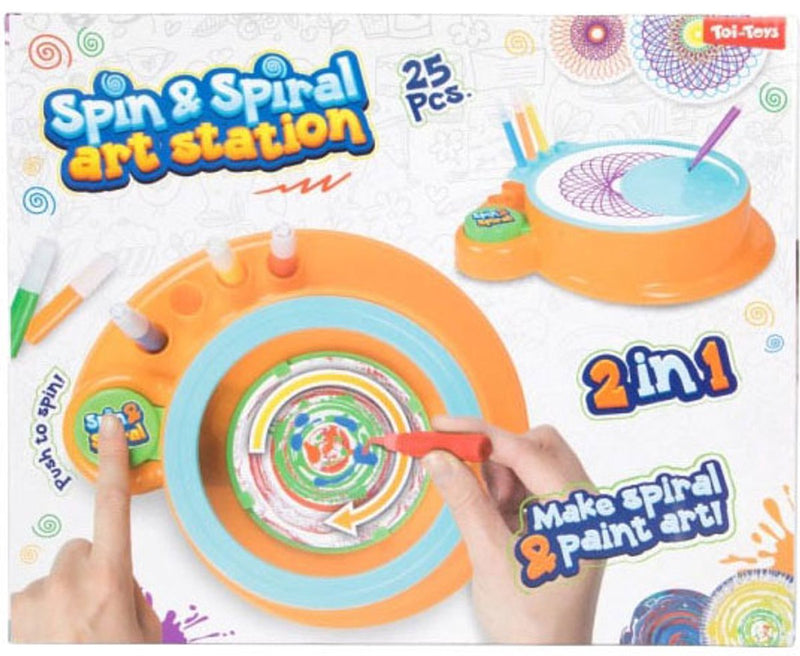Load image into Gallery viewer, Toi-toys spin- en spirograaf station - 2in1
