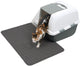 Catit cat it kattenbakmat grijs – comfortabele antislipmat om kattenbakvulling op te vangen – verkrijgbaar in s en l l - 90x60cm