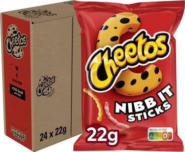 Cheetos nibb-it sticks naturel - chips - 24 x 22 gram