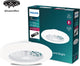 Philips led philips amigo ventilator - energiezuinige led verlichting - plafondlamp - instelbare kleurtemperatuur - 48,5 cm diameter -afstandsbediening - wit met glinstereffect