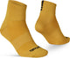 Gripgrab - lightweight sl korte performance zomer fietssokken 1 paar coolmax wielersport sokken low cut - mosterd geel - unisex - maat s (38-41)