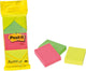 Post-it notes, ft 38 x 51 mm, 100 vel, blister van 3 blokken in neon geel, roze en groen - sticky notes