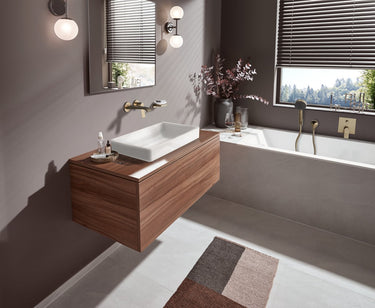 Hansgrohe vivenis - inbouw wastafelmengkraan - 192mm maat - brushed bronze